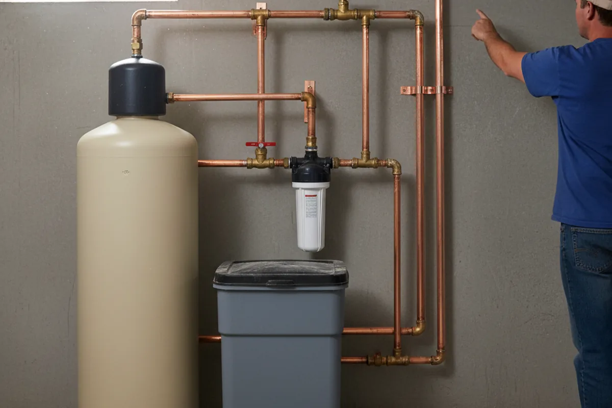 Whole-house water treatment system installed in Akron